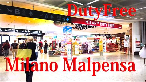 duty free points milan airport.